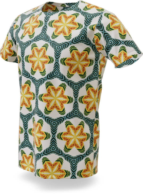 Repper pattern on a 3D render